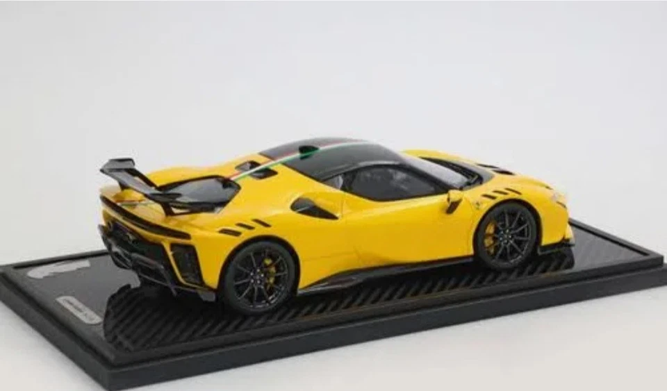 Modellino Auto BBR Models 1/18 Ferrari SF90 XX stradale Giallo Modena Italian... - Immagine 3 di 4
