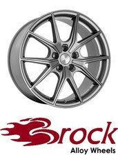4x Brock B40 8X20 5/112 ET27 Ferric-Grey matt-lackiert