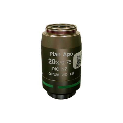 Nikon Plan Apo OFN25 DIC N2 20x/0.75 M25 Thread Size - Afbeelding 1 van 3