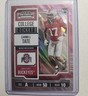 2025 Panini Contenders NIL Ohio State Carnell Tate /50 Red Refractor Color Match