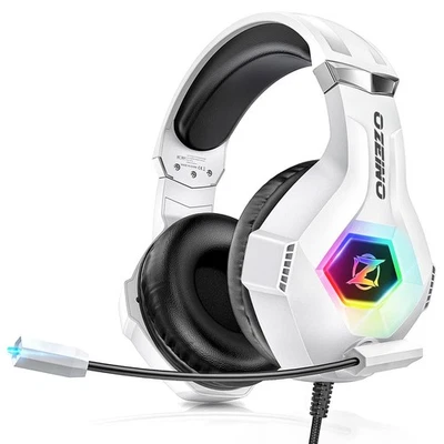Ozeino Gaming Headset für Ps4/Ps5/Pc/Xbox 360 with 3D Surround Sound Headset mit