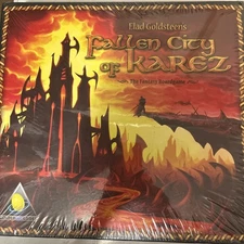FALLEN CITY OF KAREZ Fantasy Board Game Golden Egg Games SEALED NEW!!
