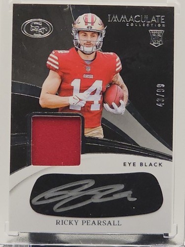 Ricky Pearsall #9 — 2024 Panini Immaculate Signature Patch Rookie football card