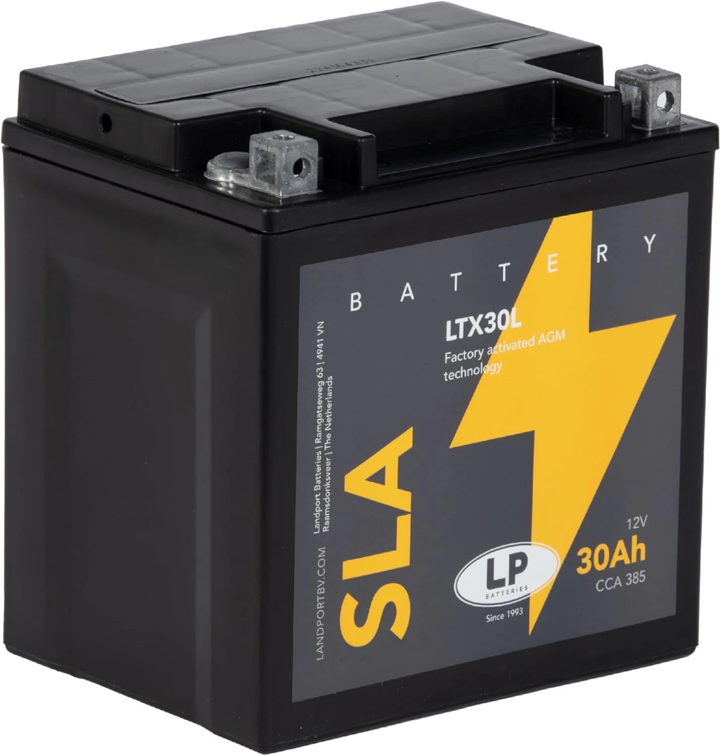 Motorbike SLA LTX30L Starter LP Battery 12Volt,30Ah With AGM Technology
