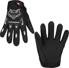 Dirt Bike Gloves Youth Motorcycle All-Size Black for Boys