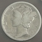 *1918 P Mercury Dime 90% SILVER **FREE SHIPPING**