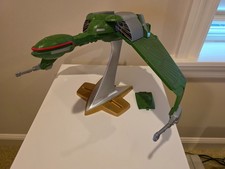 Playmates Star Trek Klingon Bird of Prey Lights & Sounds w/Stand