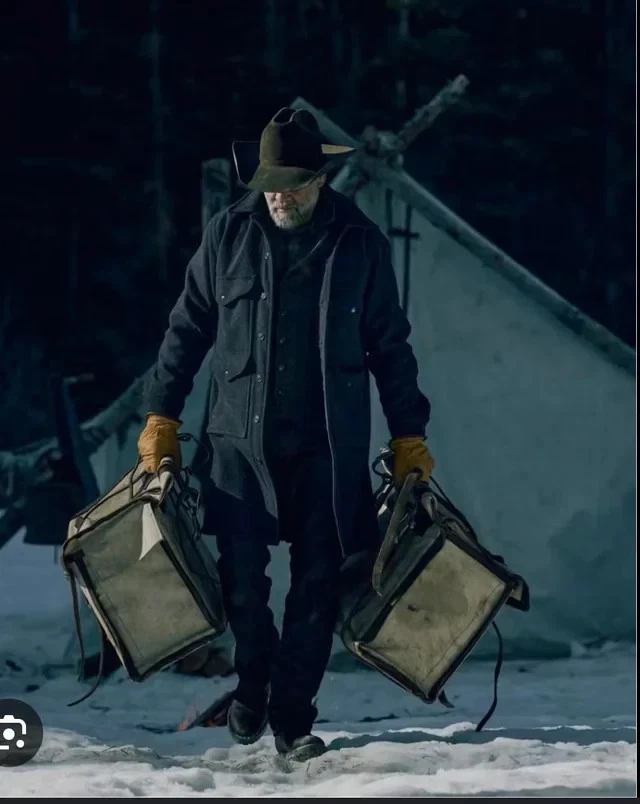 Men's Filson Long Mackinaw Cruiser - XS & S - 20270430 MADE IN USA Navy Trench - Image 2 of 4