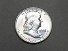 1951-P 50C Franklin Silver Half Dollar Gem Bu
