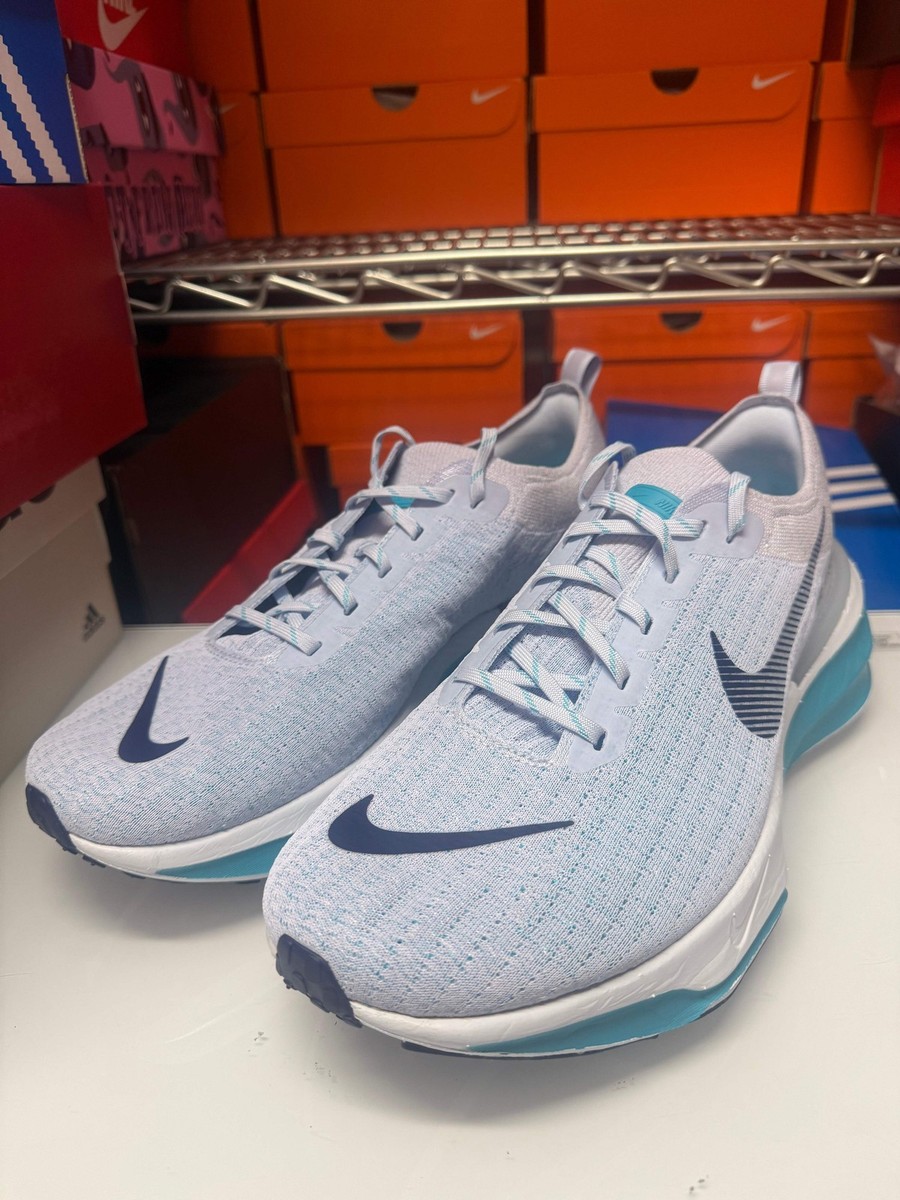 Nike Men's ZoomX Invincible Run Flyknit 3 Shoes Blue White DR2615