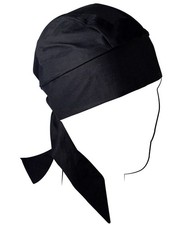 Zan Headgear Deluxe Flydanna Headwrap Black