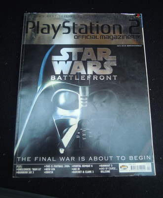 Official UK Playstation 2 Magazine 2004 star wars battlefront Issue 45