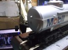 H O 62 Ft. Three Dome Tank Car Mobil 46210 TYCO — photo 6