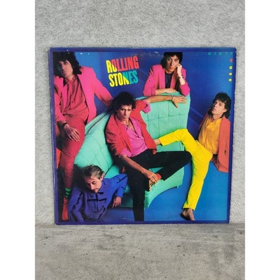 The Rolling Stones Dirty Work Vinyl LP 1986 OC 40250 Harlem Shuffle Rock Record