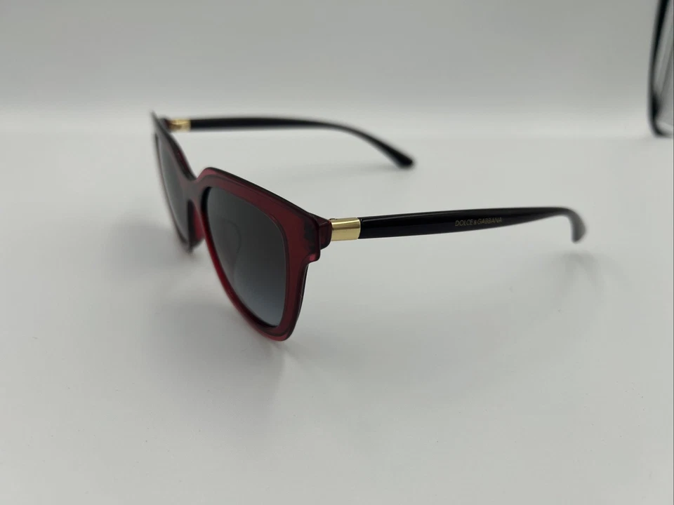 Gafas de sol Dolce & Gabbana DG4362F para mujer 3211/8G transparentes Burdeos 51-18-140 Foto 3 de 4