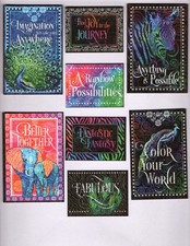 Graphic45 KALEIDOSCOPE 8PK MINI HANDMADE EPHEMERA POCKET CARDS