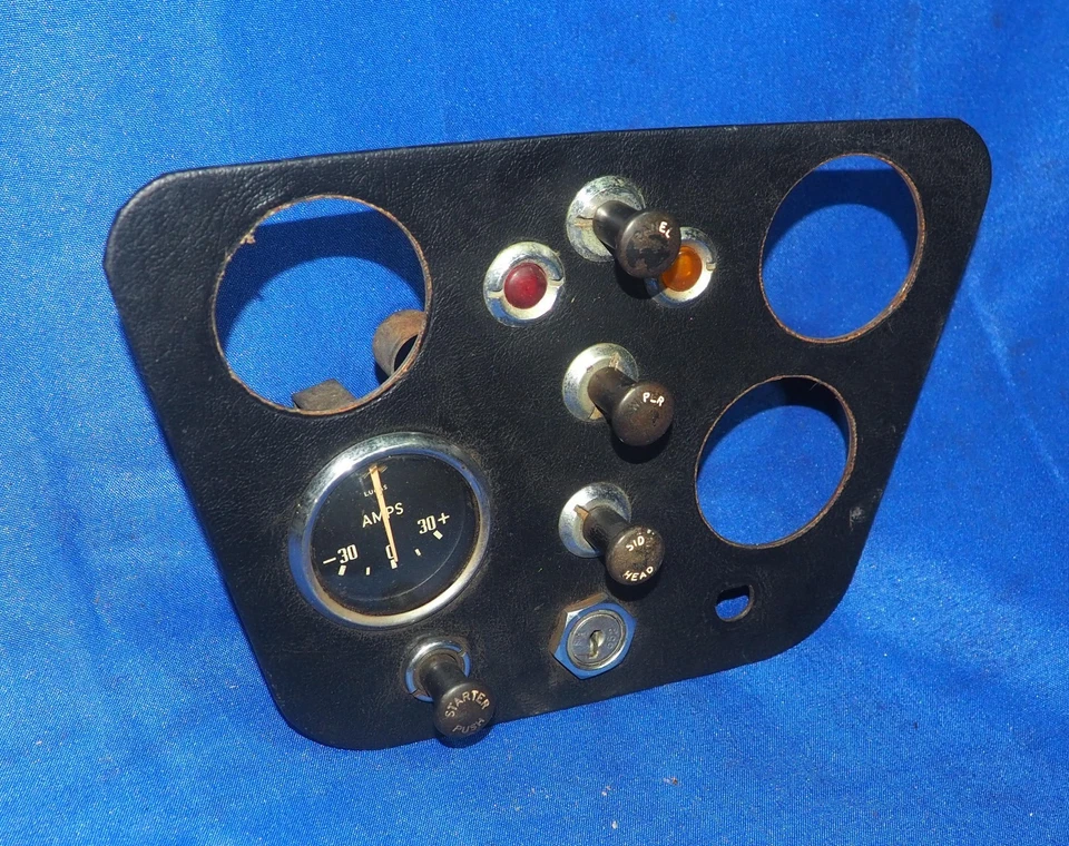 Panel de instrumentos medidor tablero de instrumentos Triumph TR2 TR3 TR3A TR3B fabricante de equipos originales Foto 3 de 4