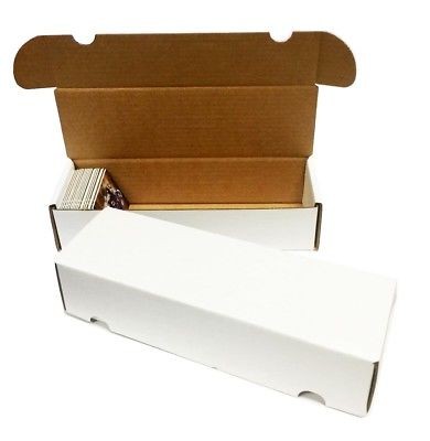 (12) 500 / 550 COUNT BASEBALL TRADING CARD MAX PRO CARDBOARD STORAGE BOXES zx