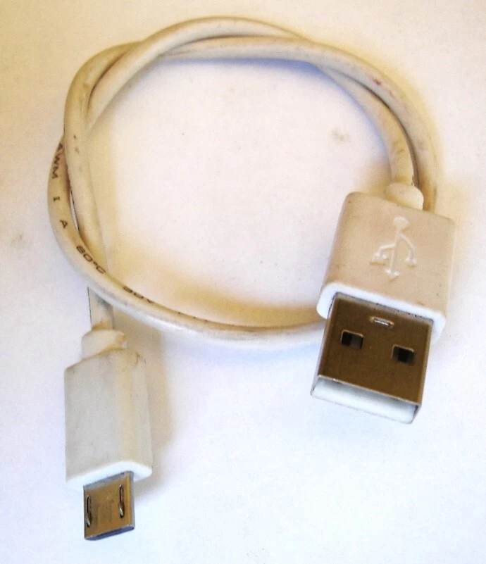 1FT USB 2.0 A Male to Micro B Male 5-pin Data Sync Charger Charging Cable Cord - Image 3 of 4