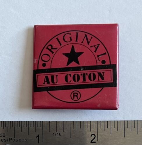 Original Au Coton - Bouton Vintage Rouge - Photo 1 sur 2