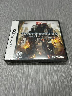 Transformers: Dark Of The Moon Decepticons  Nintendo DS Brand New PLASTIC TEARS