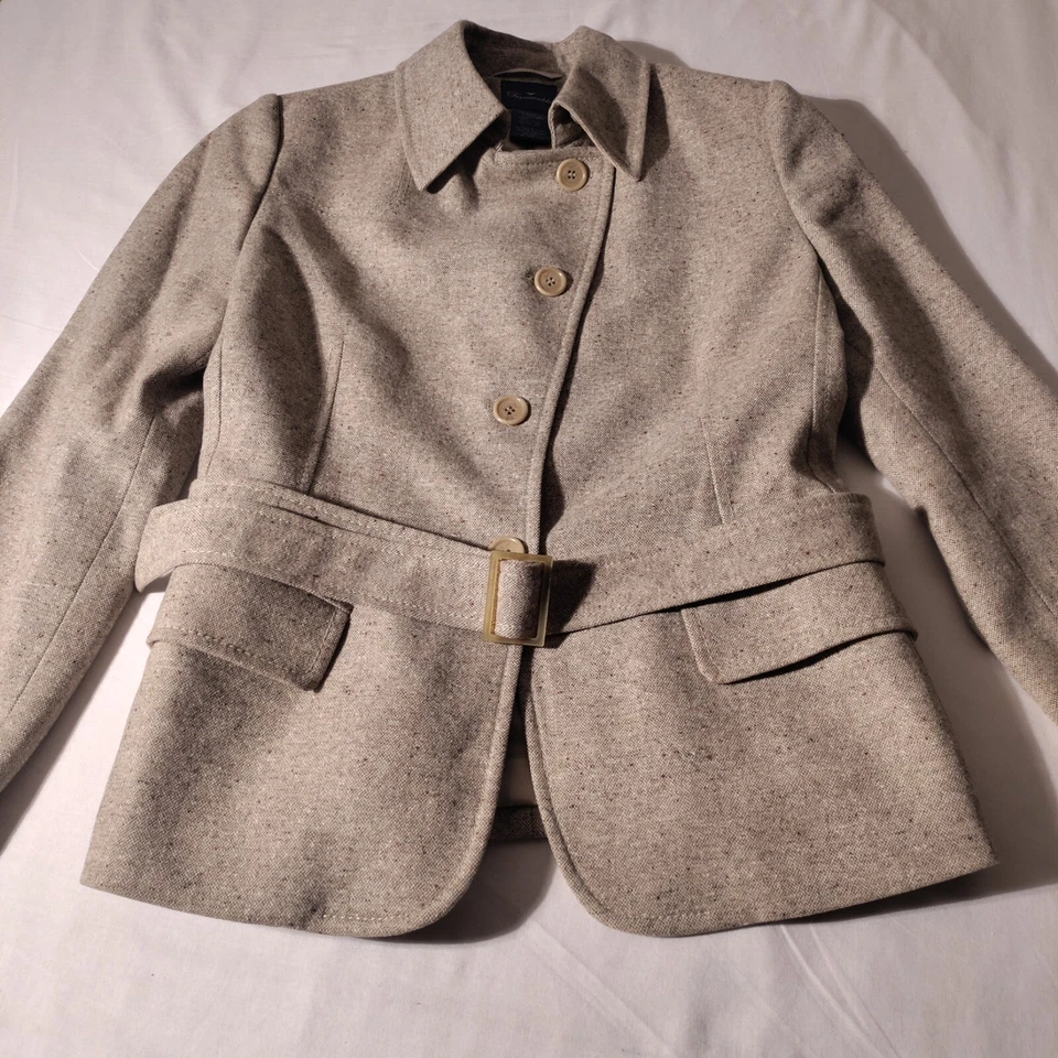 Faconnable блейзер с ремнем размер 6 желтовато-коричневый несовершенный - Изображение 2 из 4