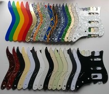 Stratocaster LINKS offen HSS Schlagbrett 11 Loch US/MiM/MiJ/Leer, viele Farben