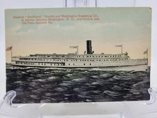Steamboat Steamer Southland Norfolk Washington Co. Postcard  Early 1900's