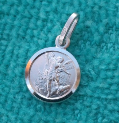 L'Arcangelo Michele In Armatura Dorata Foto Stock - Foto 2