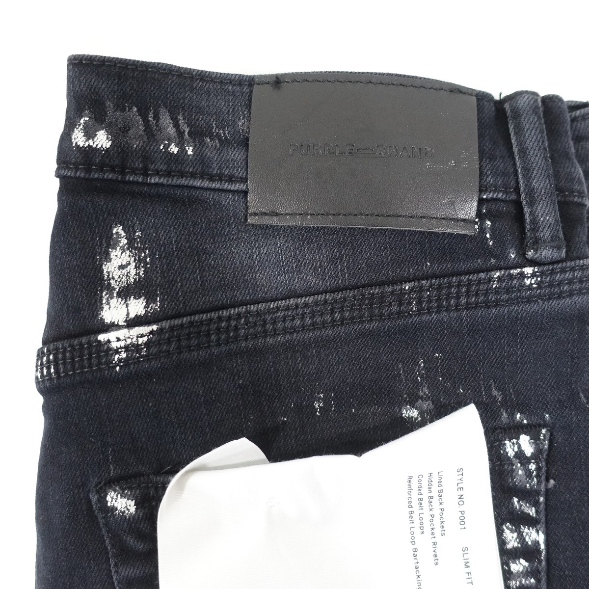 PURPLE BRAND DISTRESSED WHITED OUT BLACK 29 SLIM FIT LOW PURPLE BRAND DISTRESSED WHITED OUT BLACK 29 SLIM FIT LOW