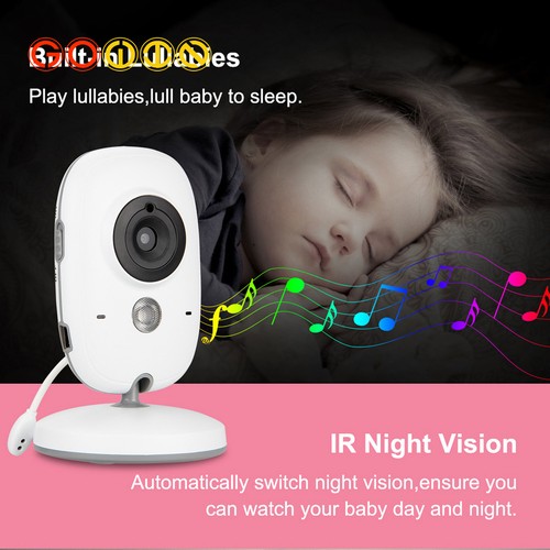 2.4G 3.2" Digital Wireless Monitor Night Vision Video Audio Nanny Camera - Afbeelding 1 van 16