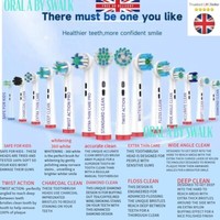 🌈  ✅✅ 4 PACK  Electric Toothbrush Heads Compatible With Oral B Braun Models ✅ ✅
