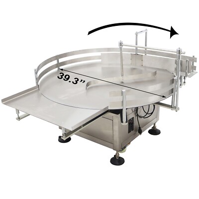 39" Bottle Accumulation Turning Round Table Sorting Machine Bottle ...