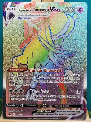 POKEMON - Schaurige Herrschaft - Rappenreiter-Coronospa VMAX - 204/198 - deutsch