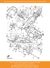 YAMAHA Bracket, 5VY-21131-00 OEM YZF-R1