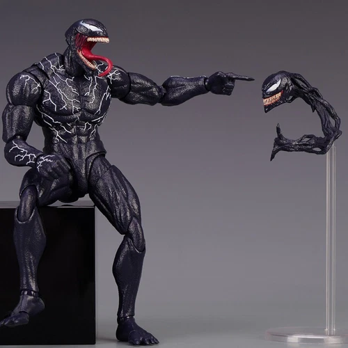 Nuovo SHF Marvel Venom Let There Be Carnage 2° Ver. Action Figure Box Giocattoli Regali - Foto 5 di 21