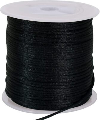 1.5mm x 50 Yards Nylon Sting Cord for Bracelet Necklace Jewelry Making Beading