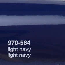 (28€/m²) 0,5m x1,52m Oracal 970RA Light Navy Blau Glanz 564 Autofolie Folie