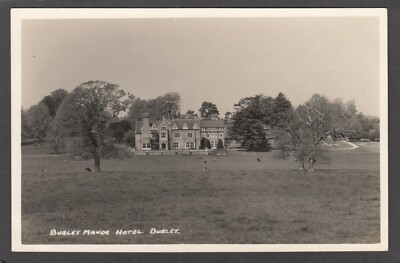 Postkarte Burley bei Ringwood New Forest Hampshire Herrenhaus Hotel RP von Etches