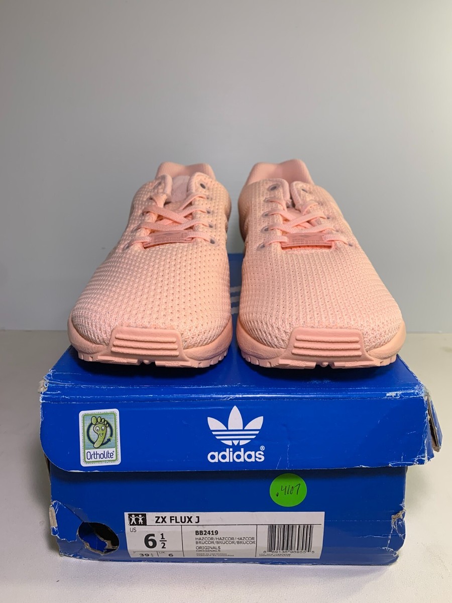 4107 Adidas ZX FLUX J, Pink-US 6.5 Womens | eBay