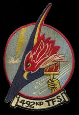 USAF 492nd Tactical Squadron Patch S-22