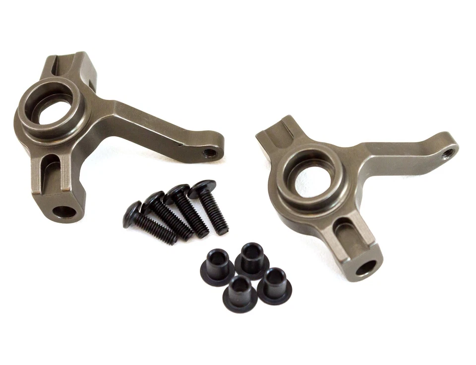 HSP 180002 Dark Grey Aluminum Alloy Steering Hub Caster Mounts Redcat Everest-10 - Image 2 of 2