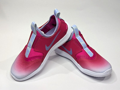 Nike Flex Runner (PS) Fireberry Girl's Slip On Sneakers-Asst Size NWB AT4663-606