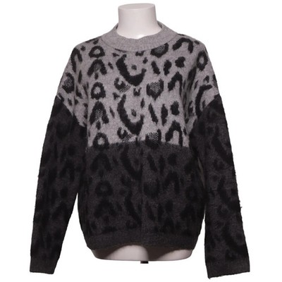 Mango Casual, Strickpullover, Größe: M, Grau/Schwarz #EOw