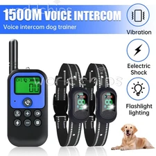 4900 FT Remote Dog Shock Training Collar Rechargeable Waterproof Pet Trainer