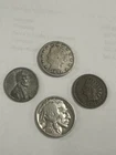 US OLD COINS- Indian Head CENT, WW2 Steel Cent, Liberty V & Buffalo-NO JUNK #ML!