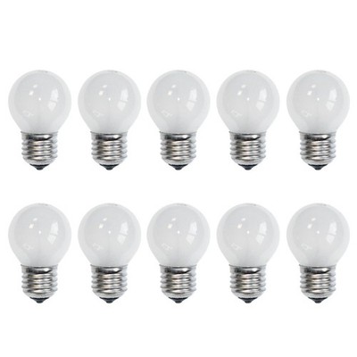 10 x Glühbirne Tropfen 40W E27 MATT Glühlampe 40 Watt Glühbirnen Kugel dimmbar