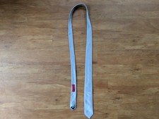 Hugo Boss Krawatte Slim Seide silbergrau 6 cm...