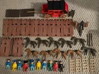 Vtg Playmobil Fort Randall 3419 Western Calvary Figures Accessories Parts Pieces