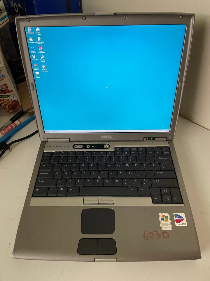 DELL LATITUDE D600 RS-232 Port WINDOWS 98SE w/ USB Support #603D - Image 2 of 4